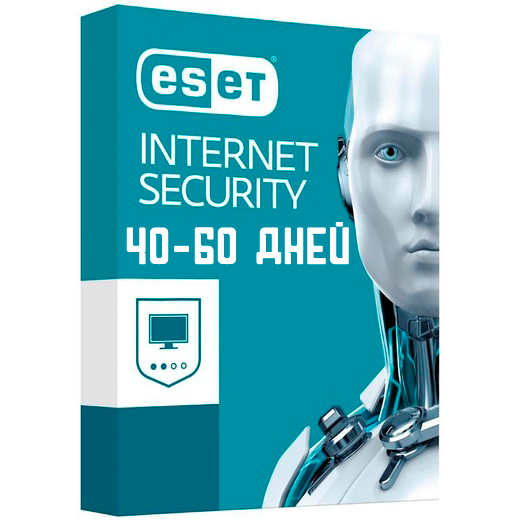 Коробка eset nod32 internet security 40 60 дней